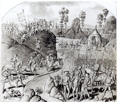 König Eduard I. (1239-1307) Erste Expedition gegen die Schotten von Scottish School